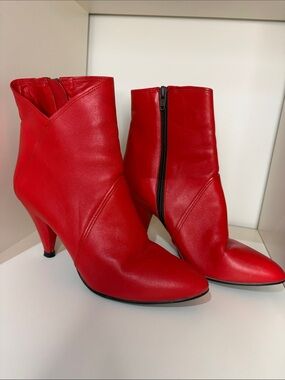 Leather Ankle Boots 8.5